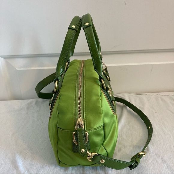 *RARE* COACH Lime Green Madison Ashley Tote Crossbody Satchel - Picture 6 of 16